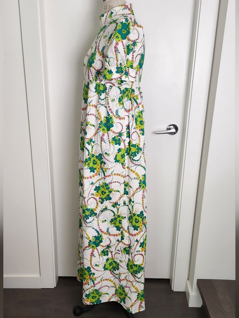 70's Clover Boho Maxi Dress - Picture 3 of 12